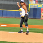 Linda Alvarado winding up pitch